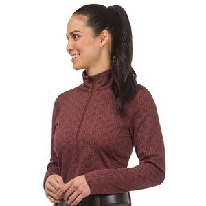 Kerrits Snaffle Links Fleece Half Zip Top - Ladies Large - NEW